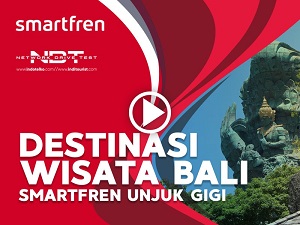 Wisata Bali, Smartfren unjuk gigi